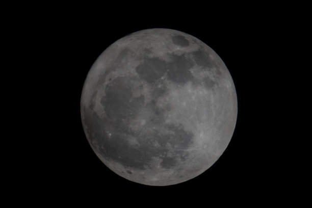 漆黑夜晚的满月图片下载