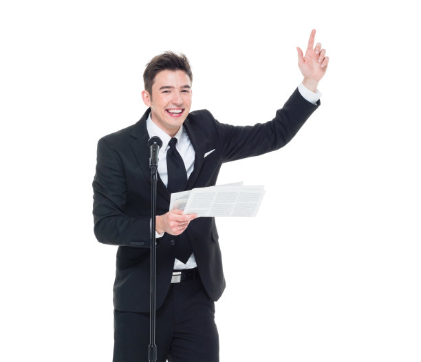 穿着西装的英俊商人图片下载