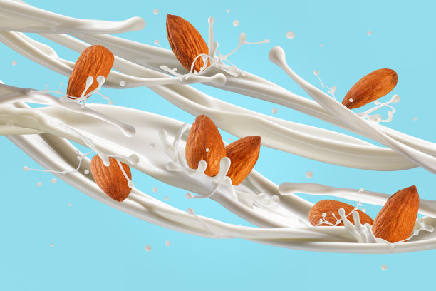 一波又一波的牛奶。图片下载