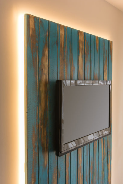 特殊电视墙，间接照明图片下载