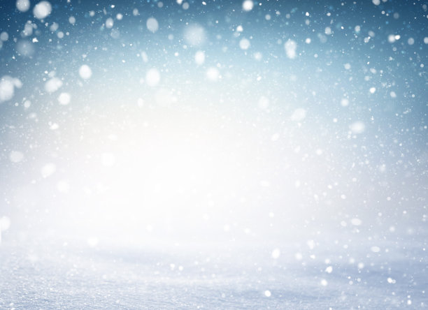 冬天的雪花，暴风雪的雪背景图片下载