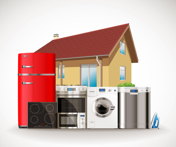 厨房及家用电器:微波炉、洗衣机、冰箱、煤气炉、洗碗机、图片下载