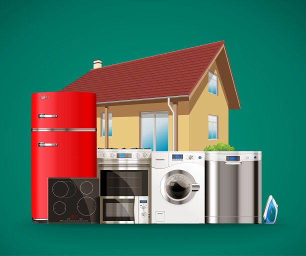 厨房及家用电器:微波炉、洗衣机、冰箱、煤气炉、洗碗机、图片下载