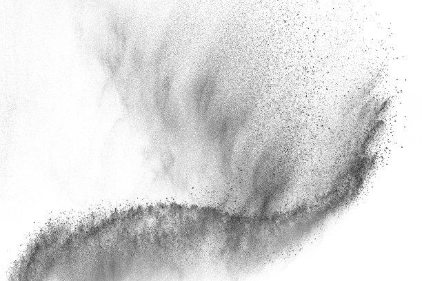 冻结黑色粒子的运动。图片下载