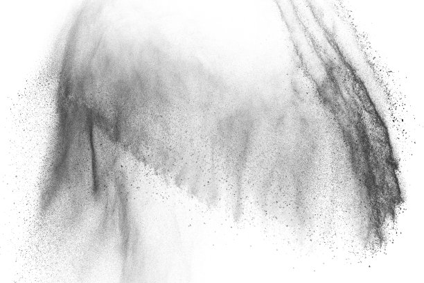 冻结黑色粒子的运动。图片下载