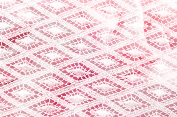 纹理背景图案。花边的白色织物。手蕾丝上的白色背景。白色饰品，婚纱面料上的刺绣，明信片，照片墙纸，海报，图片下载