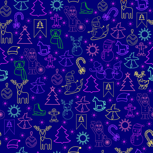 圣诞背景和新年模式快乐图片下载