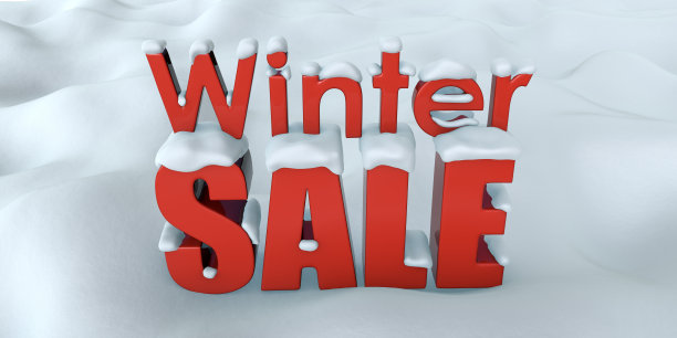 冬季促销广告横幅设计图片下载