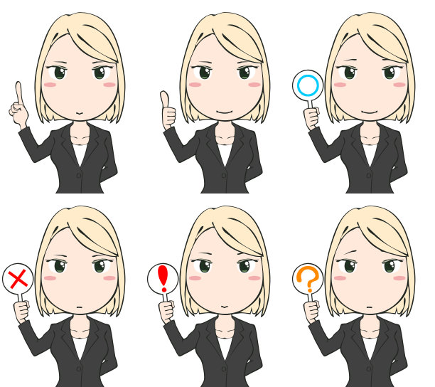 身着黑色套装的女性摆出各种姿势图片下载