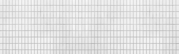 全景白石砖墙背景无缝衔接图片下载