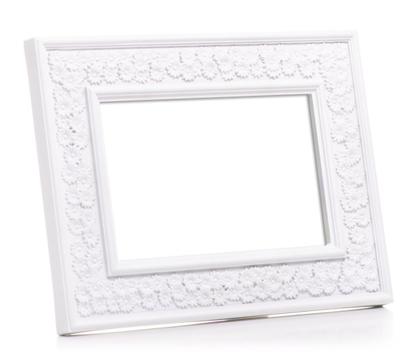 手里拿着白色相框图片下载