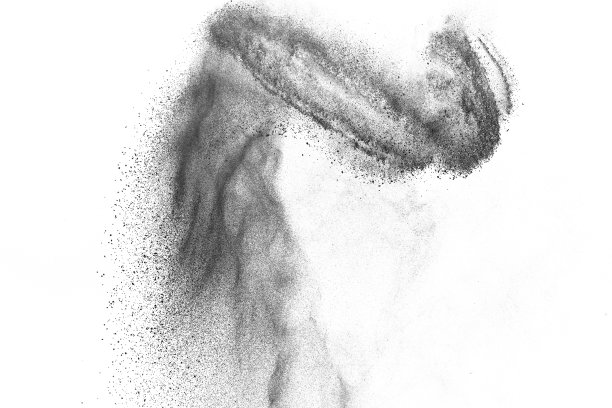 冻结黑色粒子的运动。图片下载