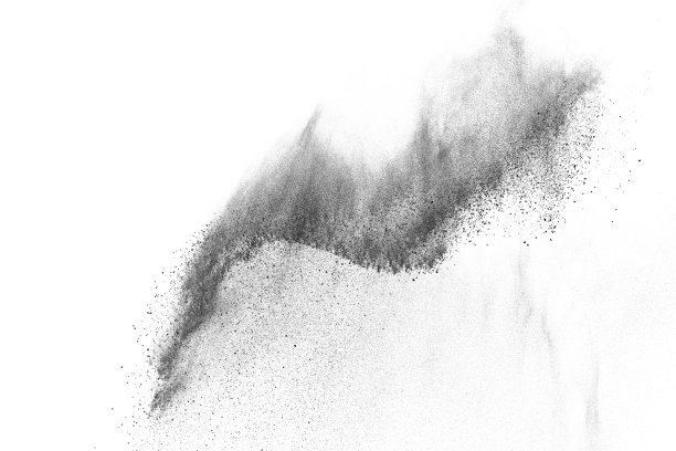 冻结黑色粒子的运动。图片下载