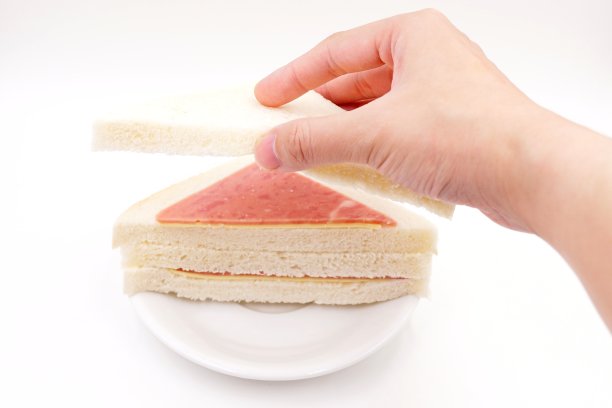 芝士火腿三明治图片下载