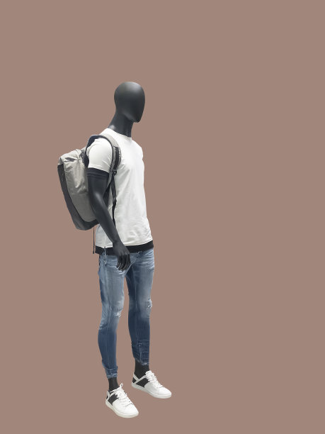 完整的男性人体模型。图片下载