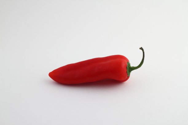 红色灯笼椒特写照片上的白色背景。新鲜蔬菜孤立。新鲜成熟的甜椒。整个胡椒特写镜头。自然的减肥食品。做沙拉或汤的配料。秋天收获的蔬菜图片下载