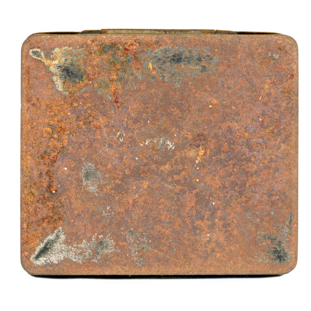 这是一个老式烟草罐头的外观细节图片下载