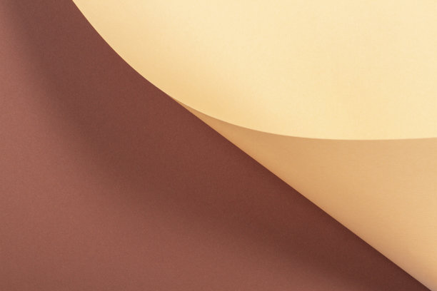 抽象几何形状，米黄色，棕色，纸质背景。图片下载