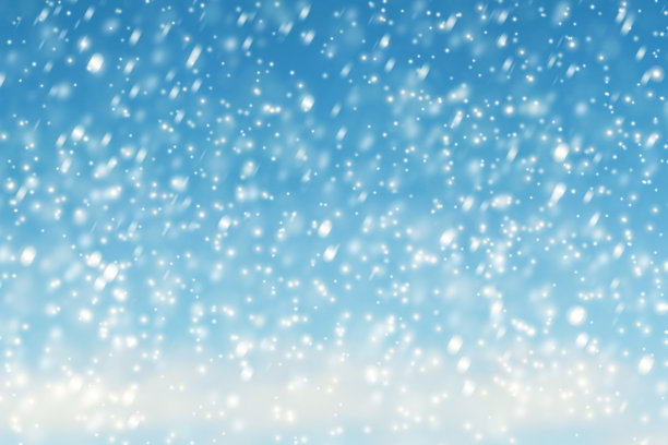冬天模糊了雪的背景。概念图片下载
