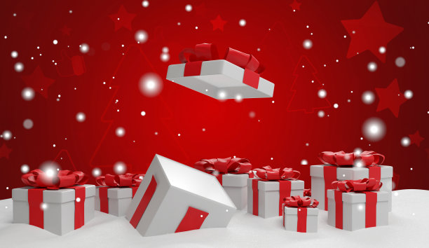 圣诞礼物3 d-illustration图片下载
