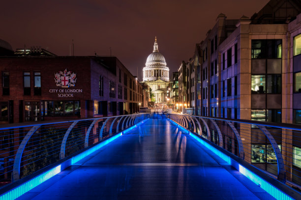 圣保罗大教堂的景色图片下载