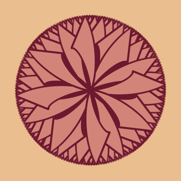 轮状叶片图片下载