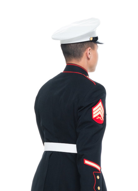 穿着制服的美国海军陆战队员图片下载