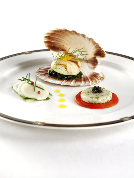 美味的海鲜盘图片下载