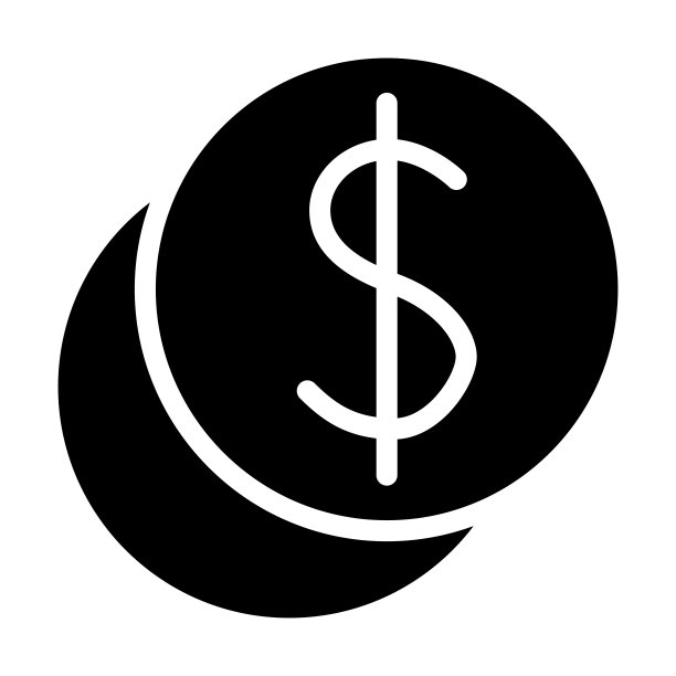 硬币堆叠固体图标。分硬币矢量插图孤立在白色。美元字形风格的设计，为网页和应用程序设计。Eps 10。图片下载