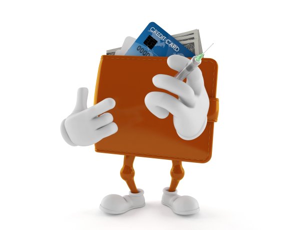 钱包字符持有注射器图片下载