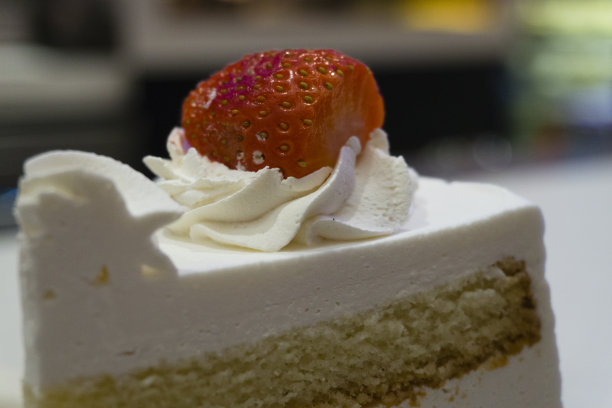 草莓奶油派图片下载