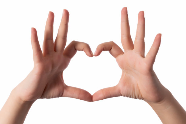 双手创造浪漫的心形图片下载