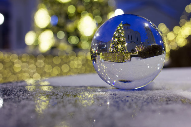 新年和圣诞节的美丽设计图片下载