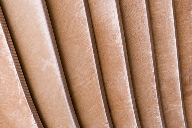 背景的一对木制面板与透视。概念图片下载