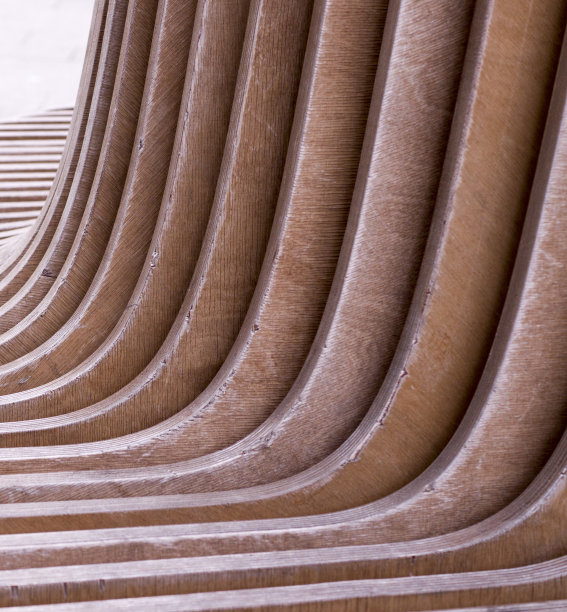 背景的一对木制面板与透视。概念图片下载