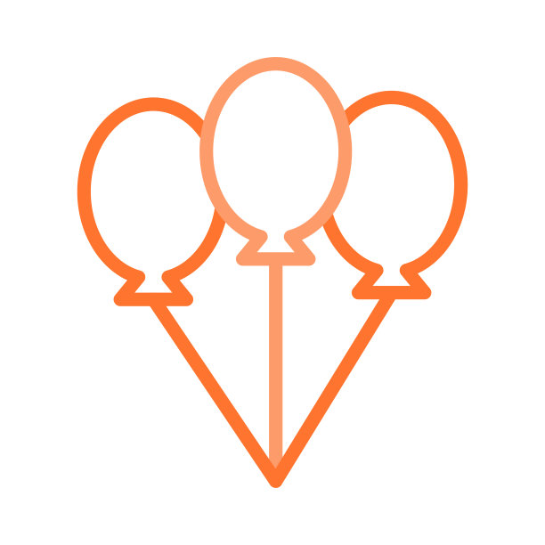 空气气球派对图片下载