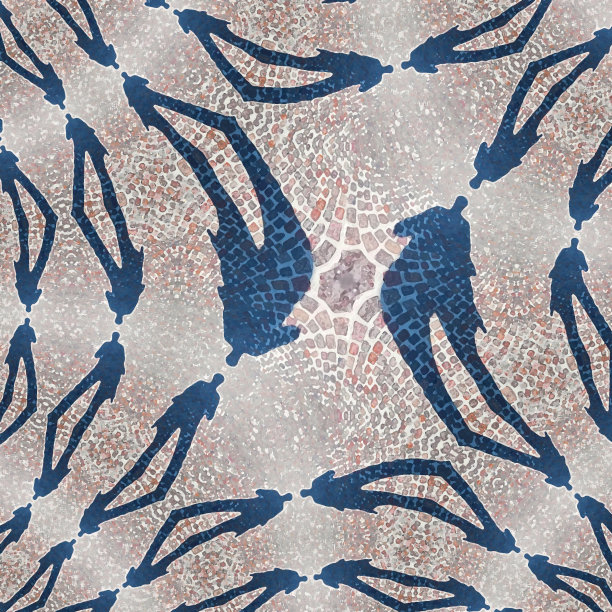 地板上男人的影子，数码插图图片下载