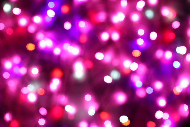 圣诞灯光模糊散焦抽象背景图片下载