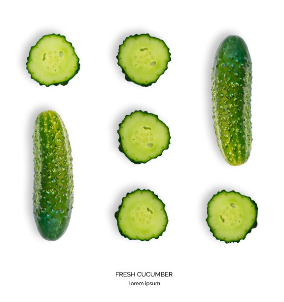 鲜黄瓜图案图片下载