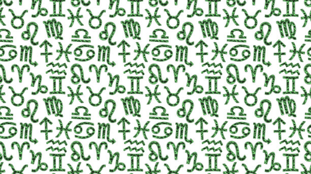 星座的背景。星座符号。占星术的背景图片下载