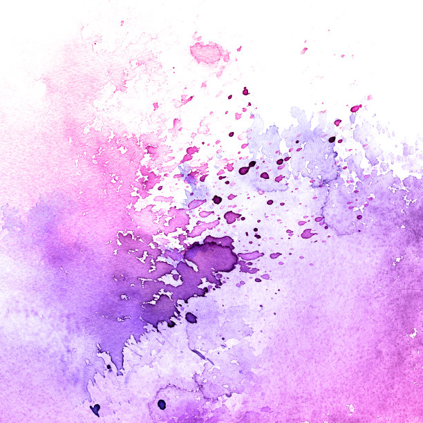 水彩背景与水花图片下载