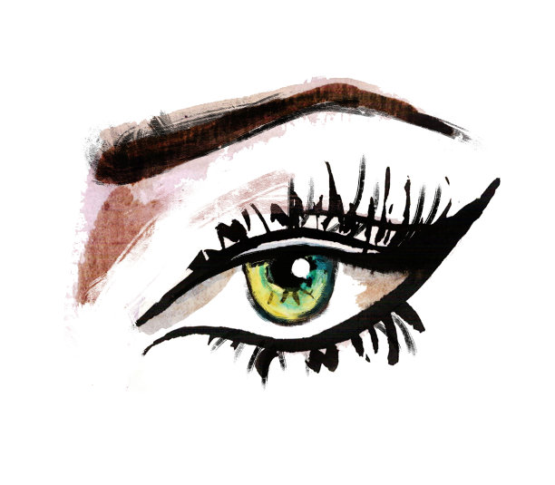 眼睛插画素材ID：327510600