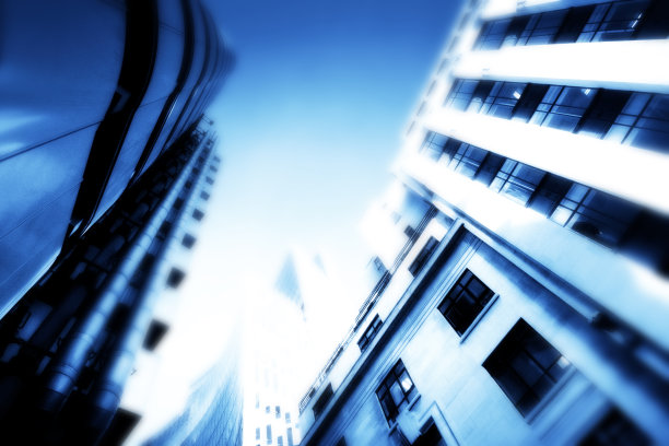 现代散焦建筑背景图片下载