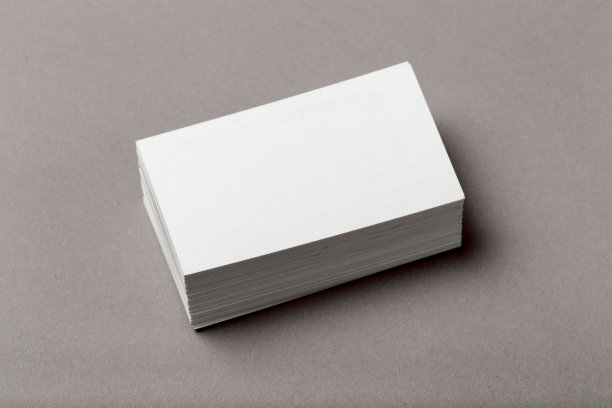 名片堆的照片。品牌标识模板图片下载