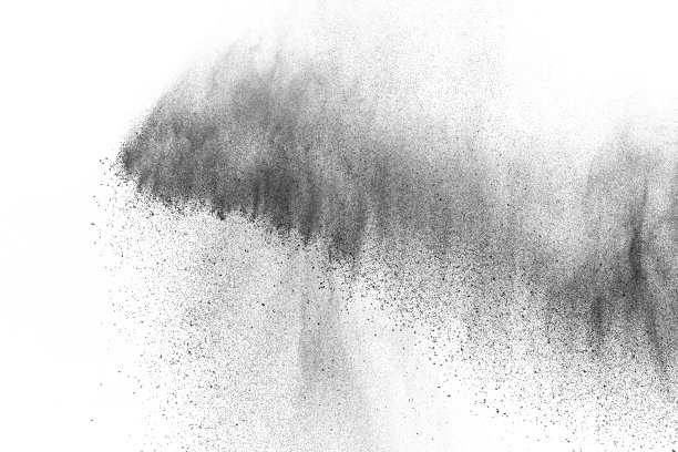 冻结黑色粒子的运动。图片下载