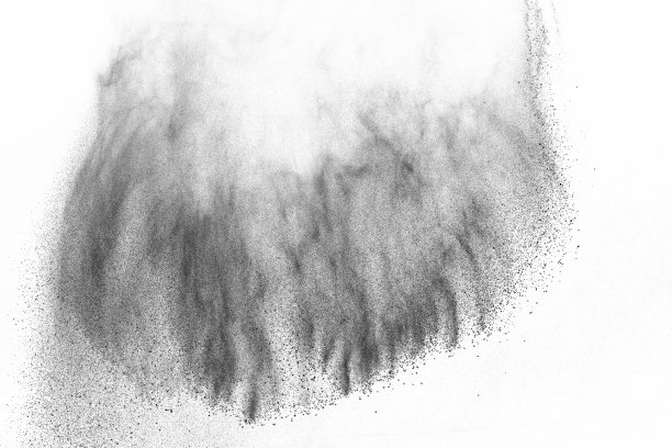 冻结黑色粒子的运动。图片下载