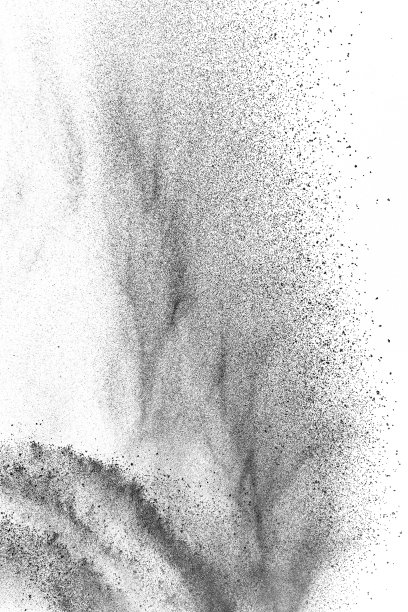 冻结黑色粒子的运动。图片下载