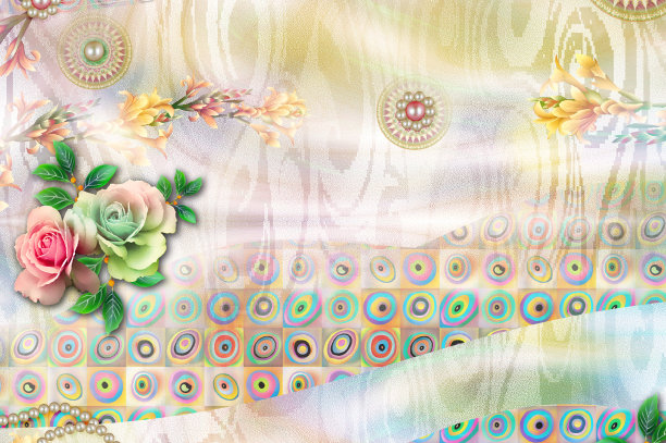 色彩缤纷的背景和花朵图片下载