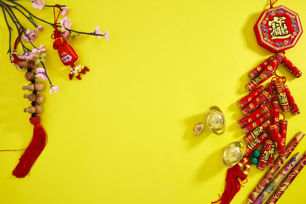 猪年春节快乐2019年风格图片下载