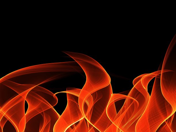 黑暗中的火背景。插图设计图片下载